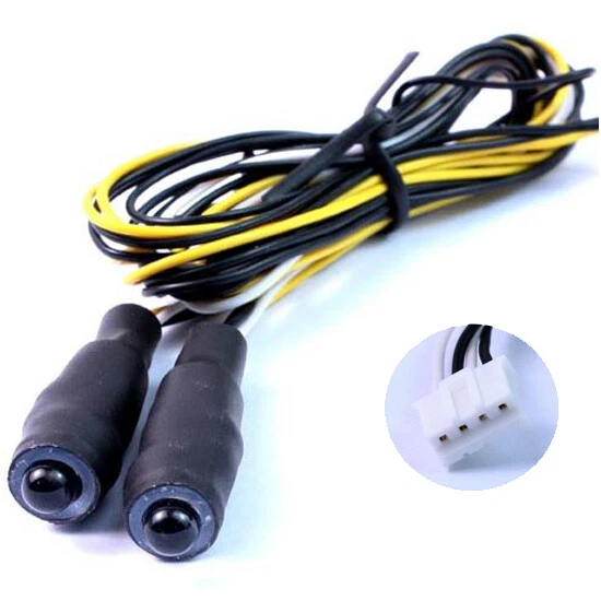 NEW Yeah Racing LK-0024YW Angeleye Yellow LED Light Cable 2 LED (YR Plug) - Image 1 of 1