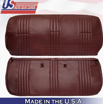 Fundas de asiento de vinilo rojas para GMC Sierra C/K 1500 2500 3500 1997 banco superior e inferior Foto 1 de 4