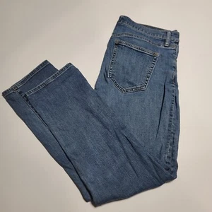 Gap 1969 Sz 28T Slim Crop Straight Dark Washed Mid-Rise Denim Jeans - Picture 1 of 8