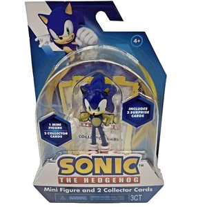 Sonic The Hedgehog Sonic 2.5” Action Figure Toy + 2 Cards Sega new sealed - Picture 1 of 10