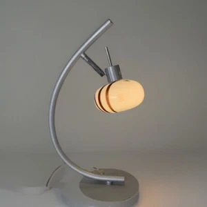 Lampe De Table Espagne APOLANA TRACY Moderniste Métal Verre Fait Main Bicolore - Picture 1 of 17