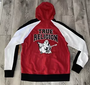 Y2K True Religion Hoodie Sweater XL - Picture 1 of 11
