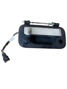 08-12 F250 Black Textured Tailgate Handle Back-up Rear View Camera Locking OEM - Picture 1 of 6