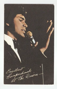 Vintage 1973 ENGELBERT HUMPERDINCK Used POSTCARD ~ Las Vegas RIVIERA HOTEL - Picture 1 of 2