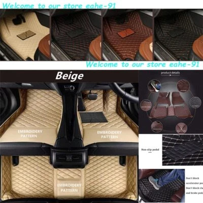 For Honda CR-V 2007-2011 Car Floor Mats All Weather Carpets Liners Custom Luxury - image 1 of 4