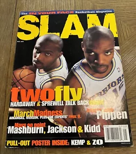 SLAM Magazine #5 Latrell Sprewell & Tim Hardaway May 1995 Golden State Warriors - Picture 1 of 7