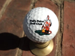 LOGO GOLF BALL - SRIXON- HELL'S POINT GOLF CLUB - DEVIL - Picture 1 of 2