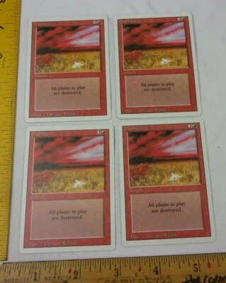 Flashfires X4 Revised Magic the Gathering MTG NICE! CCG  - Image 1 of 2