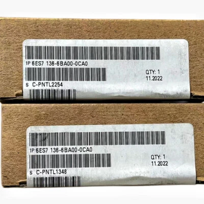 Siemens 6ES7136-6BA00-0CA0 Simatic S7 ET 200SP 6ES7 136-6BA00-0CA0 NEW - Image 1 of 3