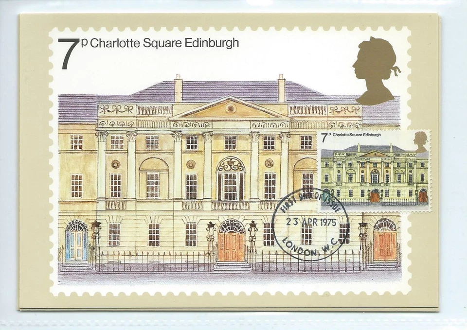 wbc. - GB - PHQ CARDS - 1975 - ARCHITECTURE - FRONT - FDI/SHS - COMPLETE SET - Image 1 of 1