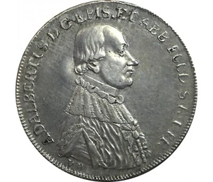 ALLEMAGNE 1/2 Thaler Fulda Adalbert III Von Harstall 1796 - Imagen 1 de 2