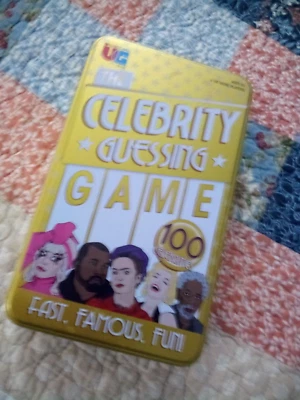 The Celebrity Guessing Game Fast. Famous. Fun! Give Clues 100 Celebrities EUC - Image 1 of 4