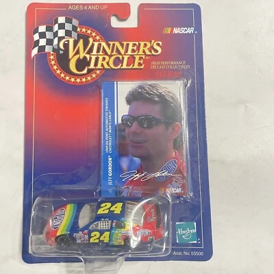 Tarjeta coleccionable Nascar Jeff Gordan #24 Gibbs Racing Winner's Circle 1999 Foto 1 de 4