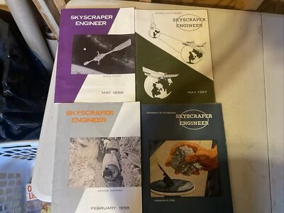 Lot Of 1950’s University Of Pittsburgh Skyscraper Engineers Books Magazines - Image 1 of 4