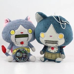 Set of 2 Robonyan Yo-kai Watch 6" Plush Dolls with yokai medal - Picture 1 of 10