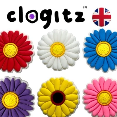 Flowers Garden Sunflowers Daisies 🌺🌼🌸🌻 Charms for Croc Clogs CLOGITZ UK 🇬🇧