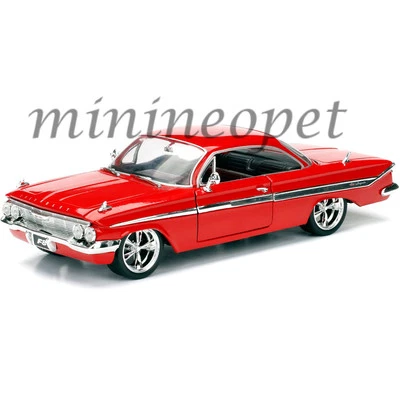 JADA 98426 RÁPIDO Y FURIOSO 8 DOM'S CHEVY IMPALA 1/24 DIECAST MODELO COCHE ROJO Foto 1 de 2