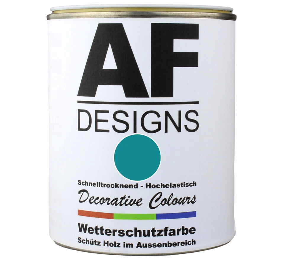 Holzfarbe Wetterschutzfarbe Holzdeckfarbe RAL Holzschutzfarbe Holzlack Buntlack - Bild 1 von 1