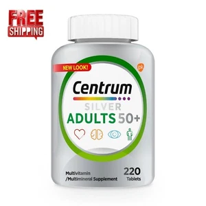 Centrum Silver Men and Women 50 plus Multivitamin Supplement Tablets, 220 Count - Picture 1 of 10