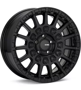 17x7.5 +35 Enkei OVERLANDER 5x114.3 Matte Black Wheels (Set of 4) - Picture 1 of 2