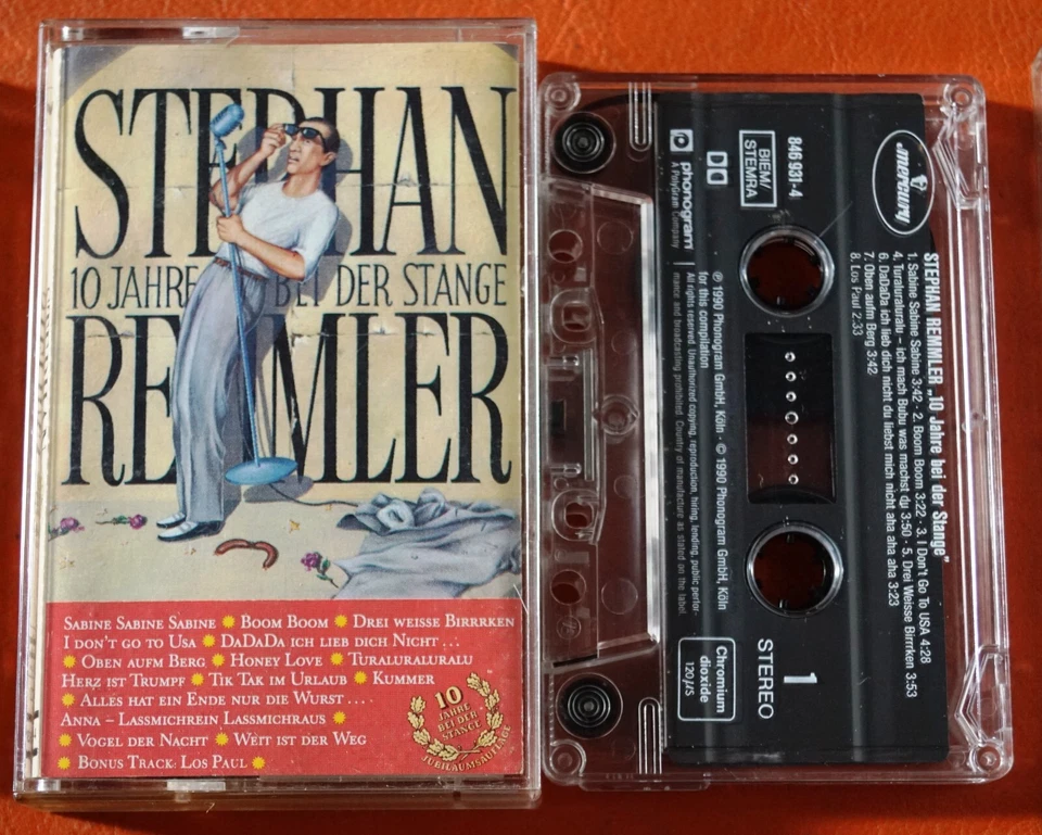 MC TAPE - Stephan Remmler 10 Jahre bei der Stange Mercury 1990 - Bild 1 von 1