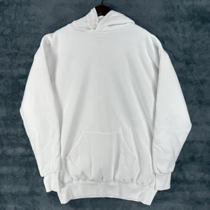 Vintage Russell Athletic Double Face Pullover Hoodie Weiß Gr. XL Made In USA - Bild 1 von 7