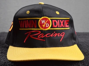 Mark Martin 60 Winn Dixie Hat Nascar Racing Black Yellow - Picture 1 of 9