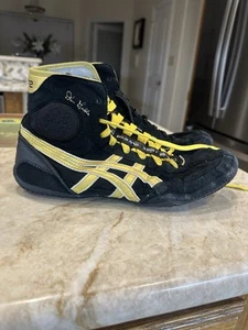 ASICS Dan Gable Evo 3 Black And Gold 9.5 US Men’s Wrestling Shoe - Picture 1 of 6