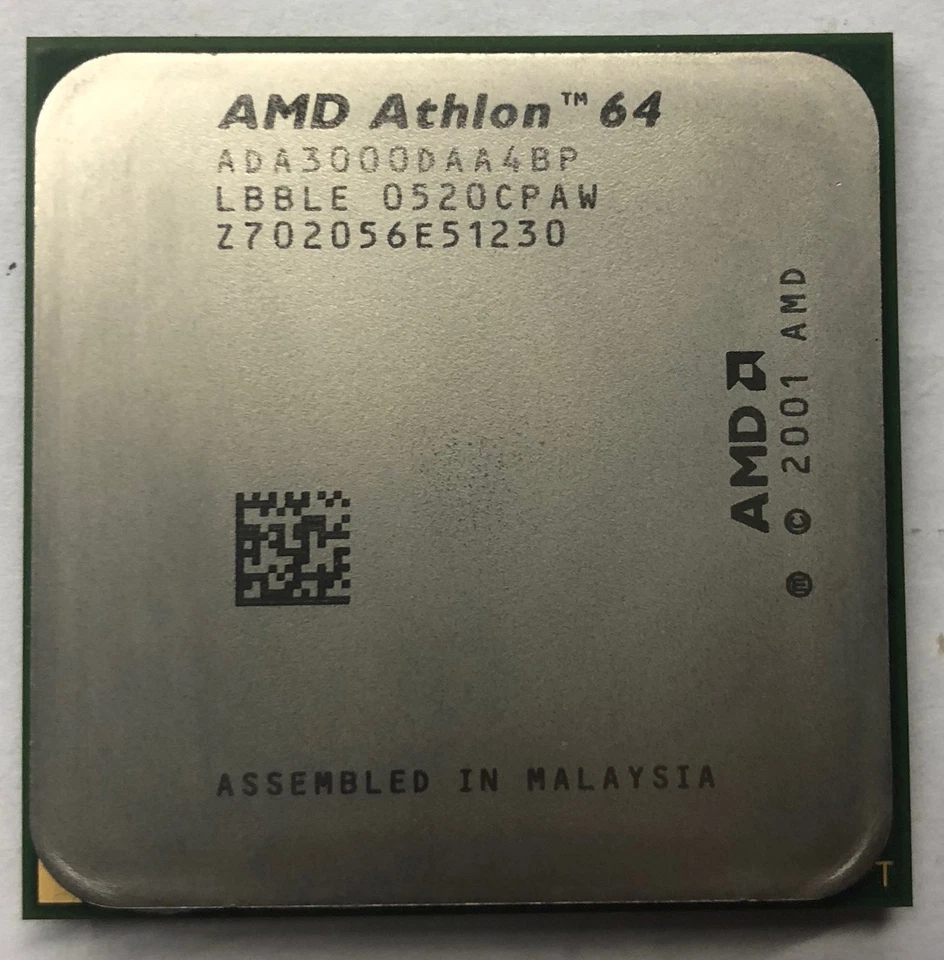 AMD Athlon 64 3000+ Desktop CPU Processor- ADA3000DAA4BP - Image 1 of 1