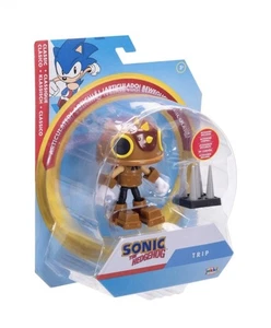 Sonic the Hedgehog 10cm Masked Trip Figure with Spike Trap Jakks New - Picture 1 of 9