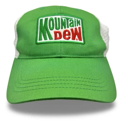 Auténtico Sombrero de Camionero Mountain Dew Ajustable Novedad Años 80 90 Pop Retro Foto 1 de 4