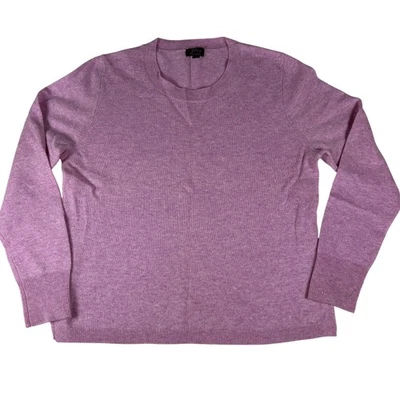 Suéter J Crew Para Hombres XL Púrpura 100% Cachemira Cuello Redondo Pullover Suave Ligero Foto 1 de 4