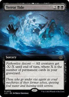 🧙Terror Tide R 0372 Borderless LCI Lost Caverns Of Ixalan MTG - Image 1 of 2