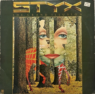 Styx – The Grand Illusion LP 12" Vinyl Record – 1977 A&M SP-4637 - Image 1 of 4