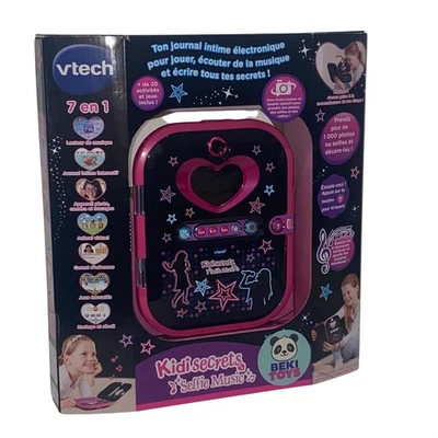 VTech KidiSecrets Selfie Musik Elektronisches Tagebuch Wecker 7in1 Französisch ✅ - Bild 1 von 4