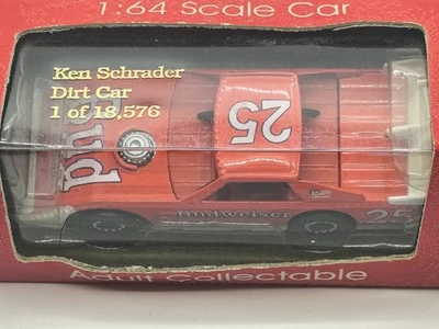 1/64 Action Ken Schrader #25 Budweiser 1994 Dirt Late Model - FREE SHIPPING! - Image 1 of 4
