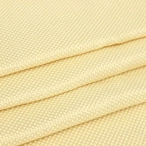 200gsm Fabric Woven Aramid Fiber Cloth Plain 100cm/39.4'' Width Yellow - Picture 1 of 11