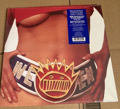 WEEN Chocolate & Cheese 30th Anniversary 3xLP RedBlueGold Vinyl - Image 1 of 2
