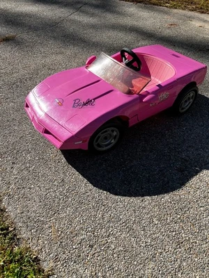 1990 Power Wheels Barbie Pink Corvette - Image 1 of 4