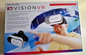 NIB Soundlogic Vision VR 360 Degree Virtual Reality Headset - Picture 1 of 14