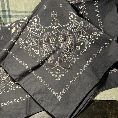 Nike Air Jordan Travis Scott Black Phantom   2 BANDANAS (shoes not included) - Image 1 of 4