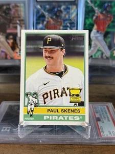 2025 Topps Heritage #60 Paul Skenes Cup RC Cartoon Variation SP - Picture 1 of 4