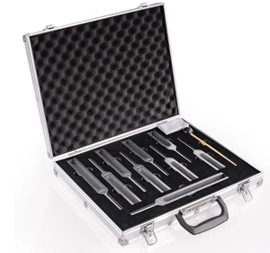 Solfeggio Tuning Fork Set, 9 Solfeggio Tuning Forks for Healing, Sound Therap... - Picture 1 of 5
