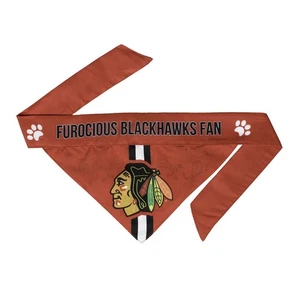 Chicago Blackhawks Pet Bandanna Size M - Special Order - Picture 1 of 1