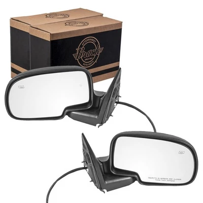 Fits 1999-2002 Silverado 1500 Power Mirror 1 Piece Housing Heated Manual Fold - Изображение 1 из 4