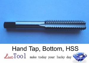 1 3/8-12 UNF Hand Tap Bottoming GH4 Limit 4 Flute HSS Bottom Chamfer Bright - Picture 1 of 7
