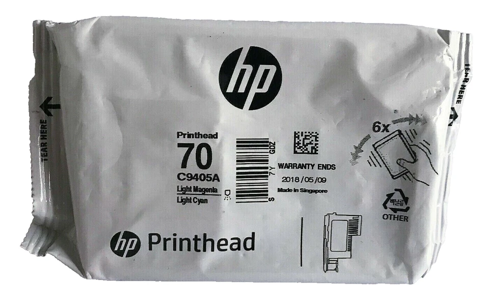 1x Orig. HP 70 - HP C9405A Druckkopf Printhead für DESIGNJET Z2100 Z3100 PS NEU - Bild 1 von 1