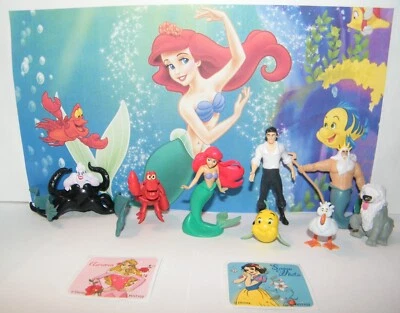Набор из 12 наполнителей для классических подарочных сумок из фильма Little Mermaid для вечеринок - Изображение 1 из 4