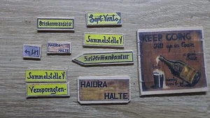 1 35 WW2 Deutsche Verkehrsschilder für Ihr Diorama. Ostfront. Set J - Bild 1 von 1