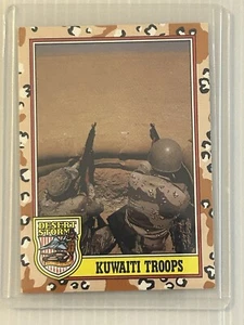 Desert Storm Topps #190 1991 Kuwaity Troops - Imagen 1 de 2